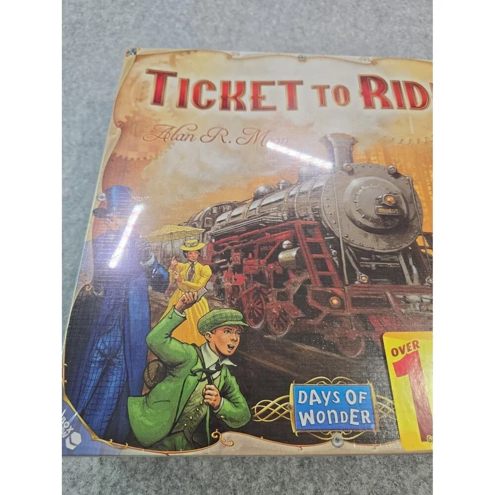 Ticket To Ride Alan R Moon Board Game New Sealed 2004